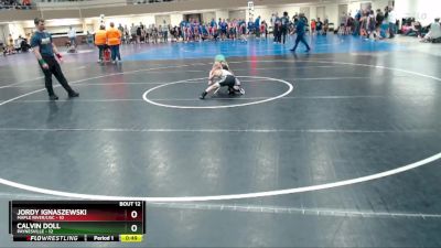 65 lbs Finals (8 Team) - Calvin Doll, Paynesville vs Jordy Ignaszewski, Maple River/USC