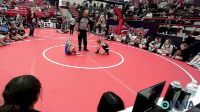 52 lbs Rr Rnd 7 - Kloe Rutledge, Sisters On The Mat Pink vs Delanie Wartchow, Mollywhoppers