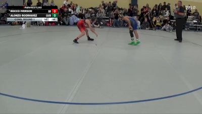 90 lbs Cons. Round 1 - Rocco Iverson, Blaine Wrestling vs Alonzo Rodriguez, Colman Area Youth Wrestling