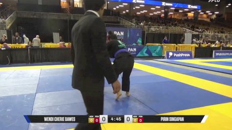 Pirin Singapan vs Wendi Cherie Dawes 2025 Pan Jiu Jitsu IBJJF Championship