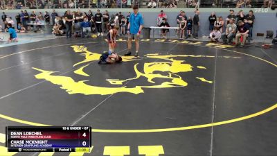 67 lbs Quarterfinal - Chase McKnight, Interior Grappling Academy vs Dean Loechel, North Pole Wrestling Club