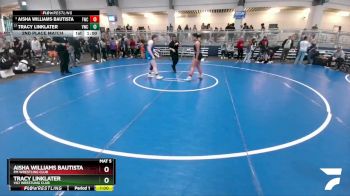 165 lbs 2nd Place Match - Tracy Linklater, Vici Wrestling Club vs Aisha Williams Bautista, FM Wrestling Club