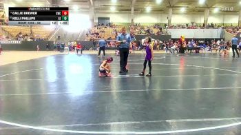 58 lbs Cons. Round 2 - Kelli Phillips, GOVS Elite vs Callie Brewer, Columbia Wrestling Club