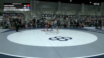 62 kg Cons. Sub-quarters - Janie Houser, Menlo Wrestling Club vs Jessica Mendez, Devils Women's Wrestling Club At Arizona State University