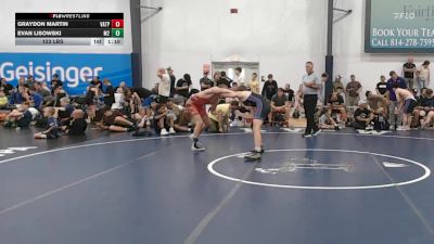 123 lbs Rr Rnd 6 - GRAYDON MARTIN, Virginia Team Predator - BHS vs Evan Lisowski, M2 Training Center - BHS