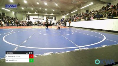 64-70 lbs Rr Rnd 3 - Austin Bushman, Miami vs Mikah Amani, HURRICANE WRESTLING ACADEMY