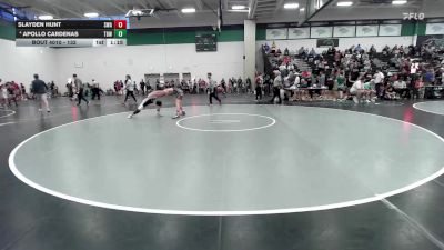 132 lbs Champ. Round 1 - Slayden Hunt, Shelton Wrestling Academy vs Apollo Cardenas, The Best Wrestler