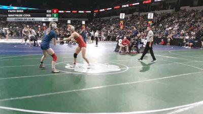 125 lbs Consi Of 16 #2 - Faith Bree, Redondo Union (SS) vs Makynlee Cova, Wheatland (SJ)
