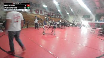 81-87 lbs Round 3 - Vaughn Juergens, OCRTC vs Jorge Moreno, 951 Wc