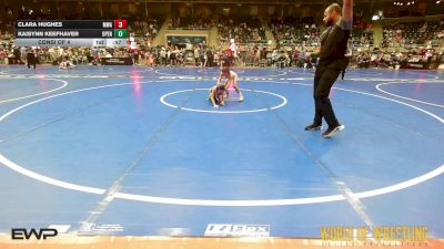 50 lbs Consi Of 4 - Clara Hughes, Moen Wrestling Academy vs Kaisynn Keefhaver, Open Mats