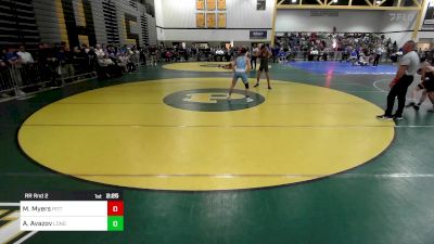 141E lbs Rr Rnd 2 - Mason Myers, Pitt-Johnstwon vs Amir Avazov, Long Island