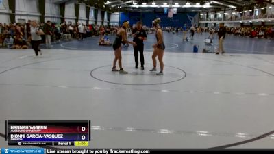 138 lbs Cons. Round 1 - Dionni Garcia-Vasquez, Simpson vs Hannah Wigern, Augsburg University