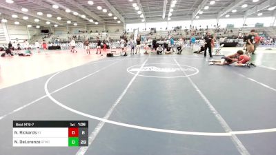 160 lbs Round Of 32 - Nate Rickards, Steller Trained Embo vs Nick DeLorenzo, Shore Thing Surf