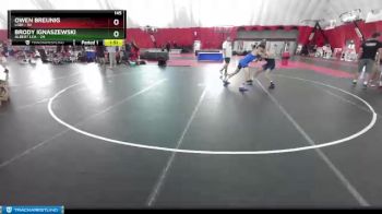 145 lbs Placement Matches (8 Team) - Brody Ignaszewski, Albert Lea vs Owen Breunig, Lodi