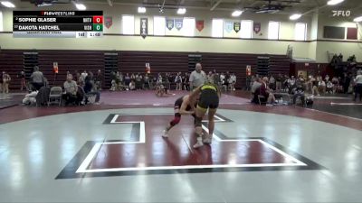 135 lbs Quarterfinal - Dakota Hatchel, Vinton-Shellsburg vs Sophie Glaser, New Hampton/Turkey Valley