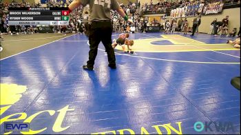 52 lbs Round Of 16 - Broox Wilkerson, Carl Albert vs RYDER WOODS, Warhorse Wrestling Club