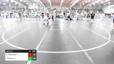 112 lbs Rr Rnd 2 - Kolt Wojtowecz, Beast Nation vs Izaya Shickley, Buffalo Valley Black