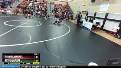 82 lbs Quarterfinal - Boyce Aldridge, Steelclaw Wrestling Club vs Emanuel Alberto, Lake Stevens Wrestling Club