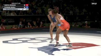 155 lbs 1st Place Match - Janiya Johnson, TN vs Symone Jewell, CA