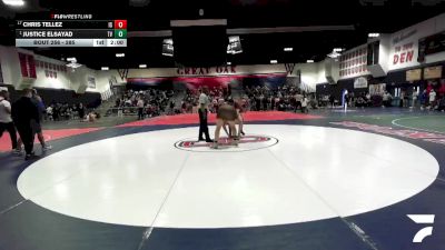 285 lbs Champ. Round 2 - Justice ElSayad, Temecula Valley vs Chris Tellez, Indian Springs