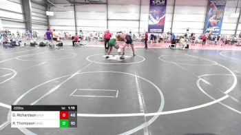 220 lbs Rr Rnd 2 - Grey Richardson, Storm Wrestling Center vs Robert Thompson, Great Bridge