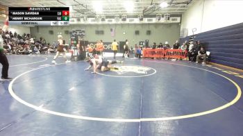190 lbs Semifinal - Mason Savidan, St. John Bosco vs Henry McHargue, Yucaipa