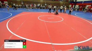 105 lbs 3rd Place - Champ Thompson, Jenks Trojan Wrestling Club vs Joshua Compton, Keystone Kids