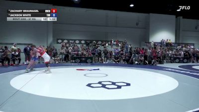 87 kg Cons. Semis - Zachary Braunagel, Navy Wrestling Club/NYAC vs Jackson White, Team B1G Wrestling