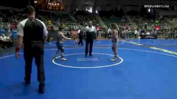 130 lbs Quarterfinal - Brayden Berinobis, Iawc vs Eli Phillips, East Coast Bandits