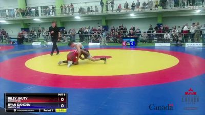 60kg Semifinal - Riley Jhuty, Bhullar WC vs Ryan Dahcha, Matmen WC