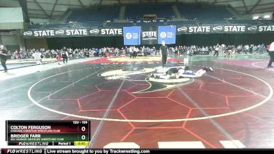 135 lbs Cons. Round 1 - Colton Ferguson, Cascade Christian Wrestling Club vs Bridger Farr, Gig Harbor Grizzlies Wrestling Club