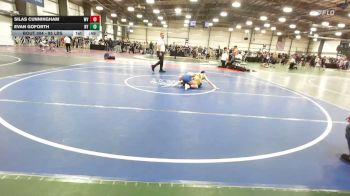 95 lbs Consi Of 32 #1 - Silas Cunningham, WV vs Evan Goforth, NY