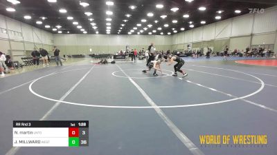 88 lbs Rr Rnd 3 - Ethan Gomez, Untouchables 12u White vs Noah Moylan, West Coast Riders 12U