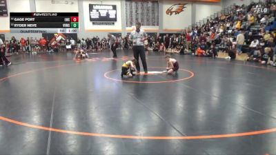 54 lbs Quarterfinal - Gage Port, Lynx Wrestling Club vs Ryder Neve, VS Viking Wrestling Club