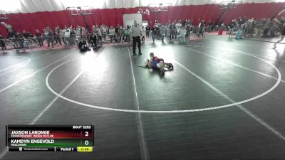 70 lbs 3rd Place Match - Kamdyn Engevold, Wisconsin vs Jaxson LaRonge, CrassTrained: Weigh In Club