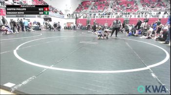 52 lbs Rr Rnd 1 - Griffin Phillips, Murray County Takedown Club vs Obadiah Boyd, Harrah Little League Wrestling