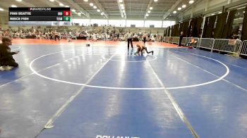 75 lbs Rr Rnd 1 - Finn Beattie, Indiana Outlaws Green vs Reece Fish, Team Barracuda Elem