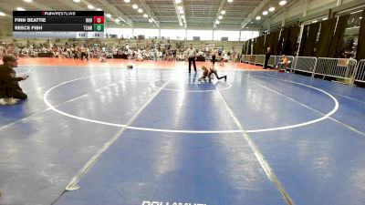 75 lbs Rr Rnd 1 - Finn Beattie, Indiana Outlaws Green vs Reece Fish, Team Barracuda Elem