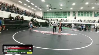 215 lbs Champ. Round 2 - Kyler Mickelson, Lovell vs Remington Mathill, Rawlins