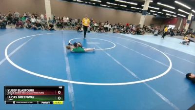 59-61 lbs Round 1 - Yusef Elasfouri, Gracie Barra Westchase Wrestling Club vs Lucas Greenway, Texas