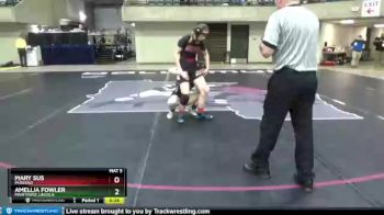 126 lbs Cons. Round 2 - Mary Sus, Muskego vs Amellia Fowler, Manitowoc Lincoln