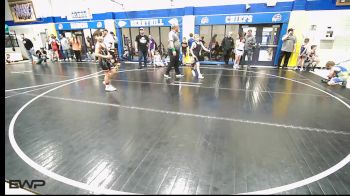 80 lbs Quarterfinal - Mikah Amani, HURRICANE WRESTLING ACADEMY vs Grayson Orrel, Berryhill Wrestling Club