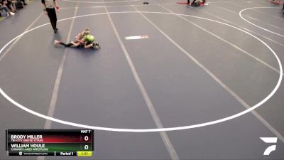 57-63 lbs Cons. Round 2 - Brody Miller, Tri-City United Titans vs William Houle, Chisago Lakes Wrestling