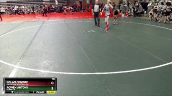 130 lbs Semis (4 Team) - Brody Thorson, LCWM vs Easton Bauer, Caledonia/Houston
