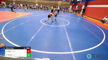 76 lbs Semifinal - Easton Allen, Barnsdall Youth Wrestling vs Asher Stites, Rollers Academy Of Wrestling