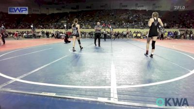 117 lbs Round Of 16 - Chasity Almon, Smith Wrestling Academy vs Adlie Speer, Vinita Kids Wrestling