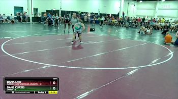 150 lbs Round 1 (10 Team) - Dane Curtis, Lapeer vs Dana Law, Florida Elite Wrestling Academy