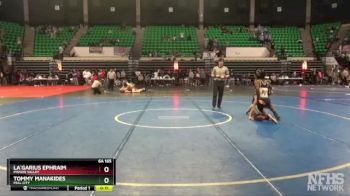 6A 165 lbs Cons. Round 3 - La`Garius Ephraim, Pinson Valley vs Tommy Manakides, Pell City