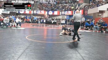 A - 126 lbs Champ. Round 1 - Kahle Hill, Corvallis vs Kaius Rivera, Billings Central/Joliet