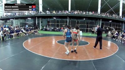 145 lbs Belicia Manuel, Michigan Red vs Sumaya Lazaro, California Red